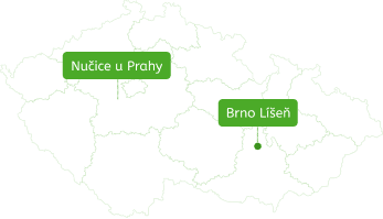 Mapa e-shop lékáren v České republice